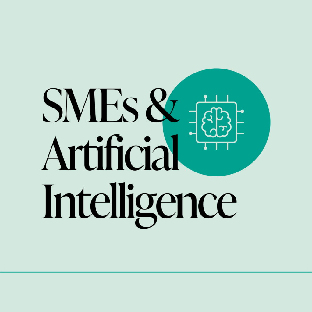 Report cover: SMEs & Artificial Intelligence