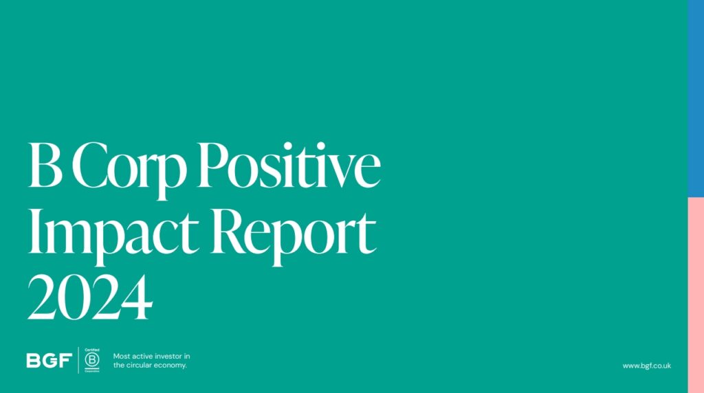 B Corp Positive Impact Report cover