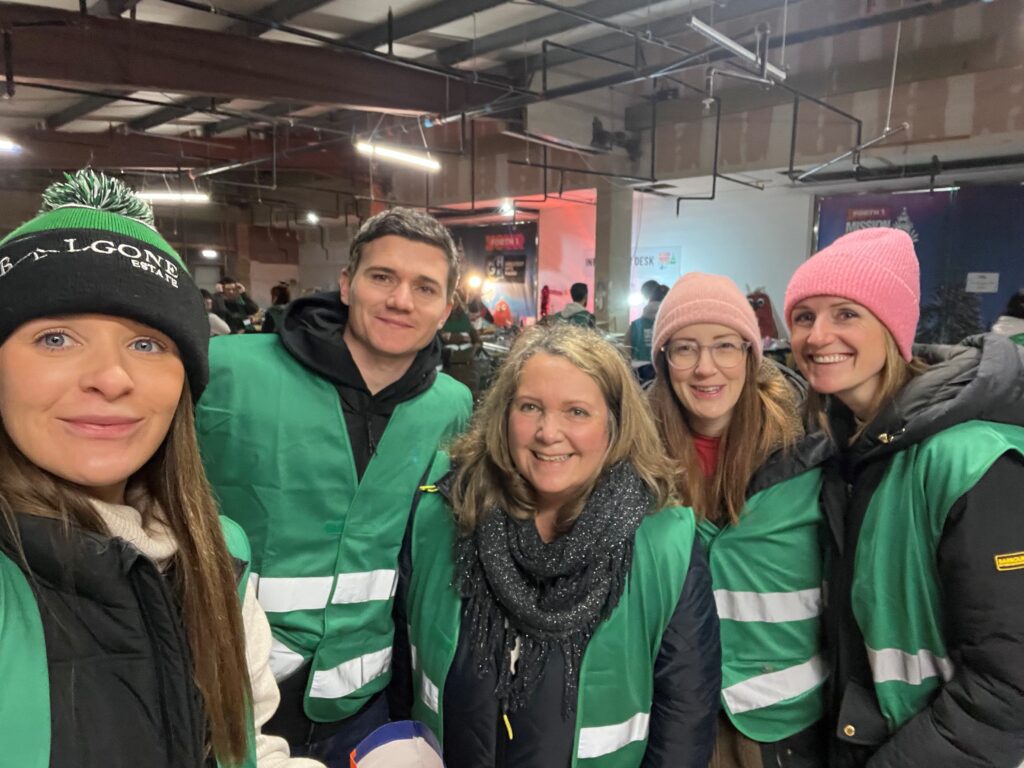 BGF Scotland team members volunteering at Mission Christmas